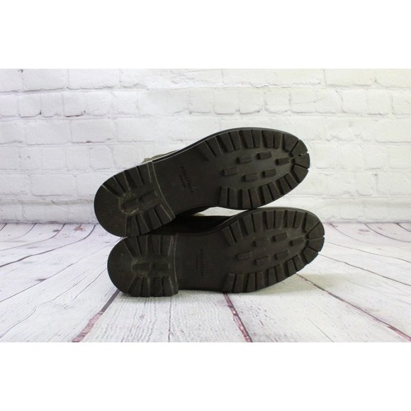 Aquatalia Olive Green Suede Quilted WP Mid Calf Pull on Boots US 6 - Picture 9 of 10